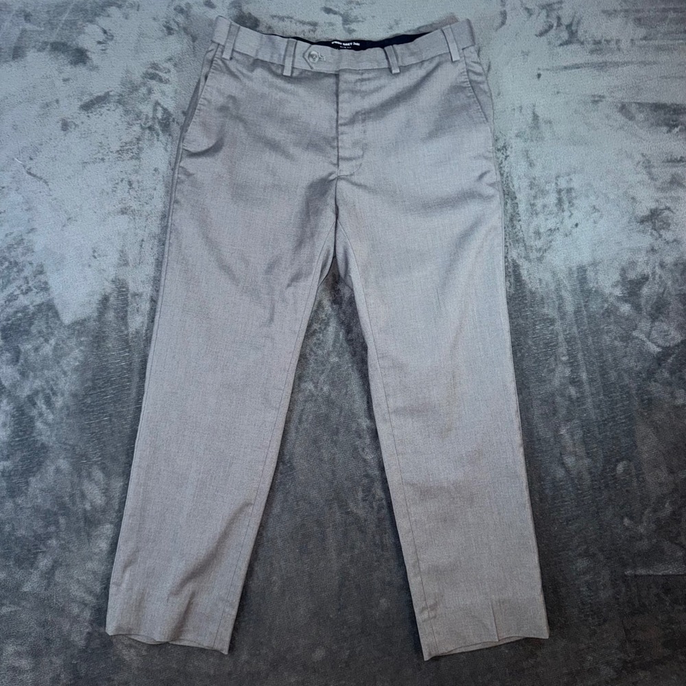 Mens 30/30 Birdy Grey Suits Slim Fit Pants Excellent Bottoms Wedding Trousers